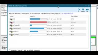 How to recover lostdeleted Bitlocker encrypted partition with M3 BitLocker Recovery software [upl. by Uball703]