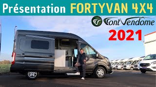 Le VRAIFAUX 4x4  Présentation du FORTYVAN Font Vendôme quotModèle 2021quot Instant CampingCar [upl. by Loise]