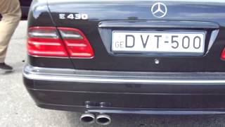 W210 E430 V8 Sound [upl. by Scherman627]