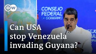 US announces military drills with Guyana following tensions with Venezuela  DW News [upl. by Fidela]