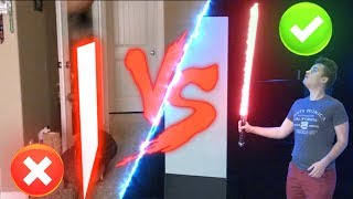 FAIRE UN EFFET SABRE LASER [upl. by Ainecey]