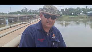 Orange river at Upington bridge 25 January 2024 plus good news on arm [upl. by Accever705]