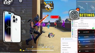 90 HEADSHOT RATE  My Settings ⚙️♥️  Hud  Dpi  📲 iPhone freefire highlights🔥 [upl. by Florinda]