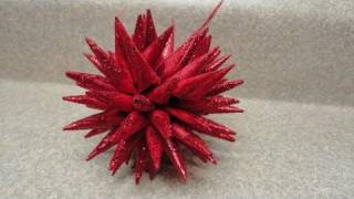 Polish Star Christmas Ornament Tutorial [upl. by Vallo]