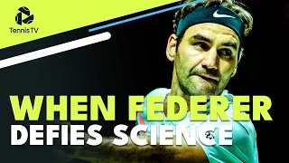 41 Roger Federer Shots That Defied Science 🧬 [upl. by Berke]