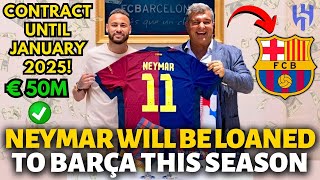 🚨URGENT WILL NEYMAR BE LOANED TO BARCELONA FOR THIS NOBODY EXPECTED BARCELONA NEWS TODAY [upl. by Morrie650]