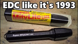 The Worlds Most Powerful Pocket Flashlight in 1993 Pelican MityLite [upl. by Zolnay]