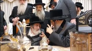 Brodt Rebbe Visits Viznitz Rebbe  האדמו”ר מבראד בביקור אצל אדמו”ר מויז’ניץ [upl. by Errol430]