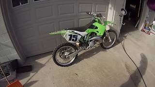 kx125 blows up [upl. by Namyw]