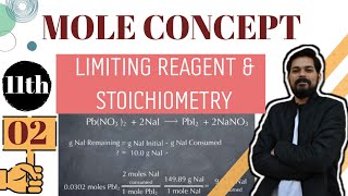 Mole Concept 1 । Class 11 L2 । Limiting Reagent  Stoichiometry [upl. by Knorring506]