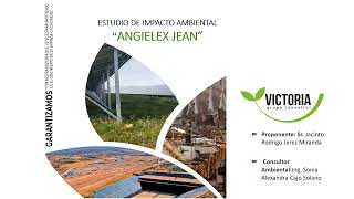 ESTUDIO DE IMPACTO AMBIENTAL quotEMPRESA ANGIELEX JEANSquot [upl. by Bjorn]