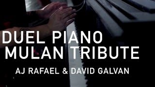 Duel Piano Mulan Medley ft David Galvan  AJ Rafael [upl. by Stefan]