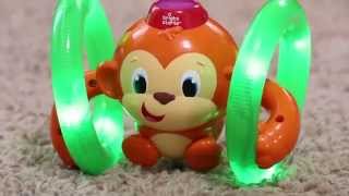 Roll amp Glow Monkey™ Toy from Bright Starts [upl. by Cari979]