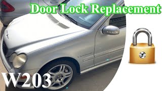 W203 C32 AMG Door Lock Replacement [upl. by Ivel]