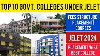 Top 10 Government Engineering Colleges for JELET 2024  Fees Courses Placement  WBJEE JELET [upl. by Pedrotti]