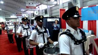 Aviation High School Color Guard Drill Team Health Corps Expo Presentation [upl. by Enyledam]