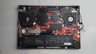 ASUS TUF F15 Model FX516PR Dust cleaning And Thermal Paste Replace  Disassembly And Assembly [upl. by Eenobe33]