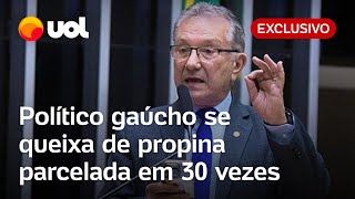 Em áudio exprefeito de Canoas se queixa de propina parcelada em 30 vezes ouça Luiz Carlos Busato [upl. by Eward]