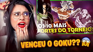 TOP 10 OS MAIS PODEROSOS DO TORNEIO DO PODER 😱 [upl. by Eanaj]