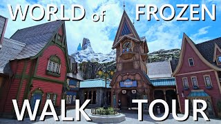 Walk into Frozen Land  Hong Kong Disneyland Resort [upl. by Mitchell]