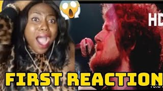 African FirstTime Reaction To EAGLES  HOTEL CALIFORNIA Live 1977 Official Video [upl. by Hselin]