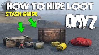 How to Make a STASH in DayZ PC XBOX PS5 [upl. by Primrose]