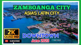 Aerial Shots Zamboanga City ASIAS LATIN CITY  Downtown Area  June 2023 [upl. by Mallen]