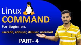 Linux Command for Beginners  Part  4  useradd  adduser  deluser  usermod in Hindi by Devendra [upl. by Oinesra]