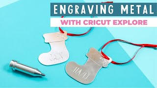 Engraving Metal with Cricut Explore Air 2 or Cricut Maker [upl. by Ennaitsirhc]