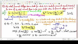 Diode Numerical 14  Microelectronics Circuits [upl. by Hartmunn924]