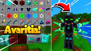 Avaritia Infinity Armor Minecraft Bedrock [upl. by Kennet]