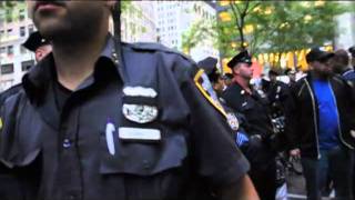 Police arrests this morning 20th sep 2011 2 occupywallstreet [upl. by Parette]