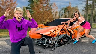 WORLDS STRONGEST MOM vs STOLEN McLAREN [upl. by Eartha]