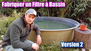 Fabriquer un filtre à bassin version 2 [upl. by Ronnoc164]