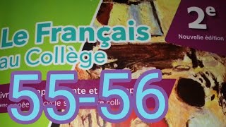 Langue communicationpolitesse et respectpage 5556le français au collège 2 année [upl. by Nylarat]