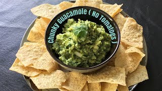 Chunky Guacamole  Without Tomatoes  English and Urdu Recipe [upl. by Annahsor]