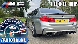 1000HP BMW M5 F90 Evolve 0310KMH INSANE Acceleration by AutoTopNL [upl. by Luisa248]