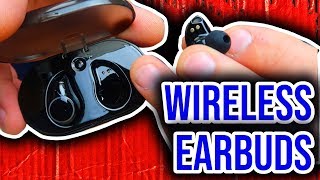 Wireless Bluetooth Earbuds UROK TWSI7 Review Waterproof [upl. by Nnaul]