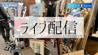 毎週蚤の市🇫🇷Lyonから 20230611…Sunday Brocante in France 065 [upl. by Syst]