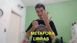 Sinal de METÁFORA em LIBRAS [upl. by Burd]