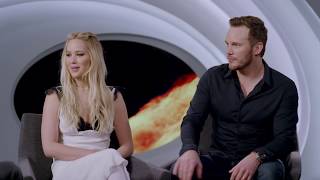 INTERVIEW  Chris Pratt amp Jennifer Lawrence for Passengers — BravoTV [upl. by Htebiram]