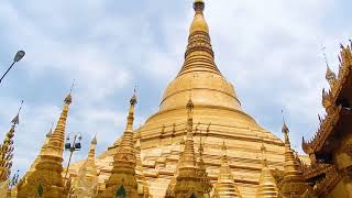 The Golden Pagoda in Yangon [upl. by Henryson]