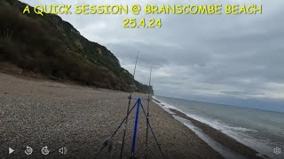 A QUICK SESSION BRANSCOMBE BEACH [upl. by Leind606]