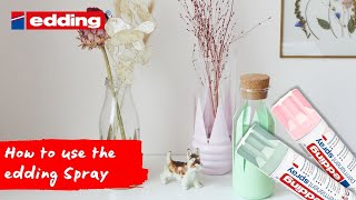 How to use the edding Permanent Spray [upl. by Terrab478]