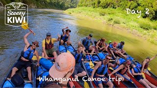 whanganui canoe trip day 2 Ohauora campsite to Mangawaiiti Campsite [upl. by Nivri]