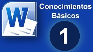 Tutorial Word Cap 1 Conocimientos Básicos [upl. by Modie26]