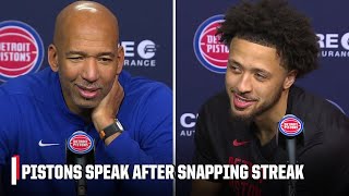 ‘I feel good’  Cade Cunningham speaks after Pistons snap losing streak  NBA on ESPN [upl. by Krigsman]