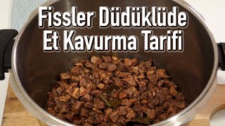 Fissler Düdüklüde Et Pişirme  Düdüklüde Et Kavurma Nasıl Yapılır Fissler Düdüklü Tencere Kullanımı [upl. by Yardna]