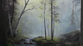 Paint with Kevin Hill  Glistening Forest Creek [upl. by Retep]