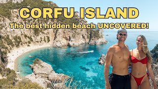 CORFU ISLAND  The BEST hidden beach uncovered  Corfu Old Town  GREECE Travel Guide [upl. by Assenyl]